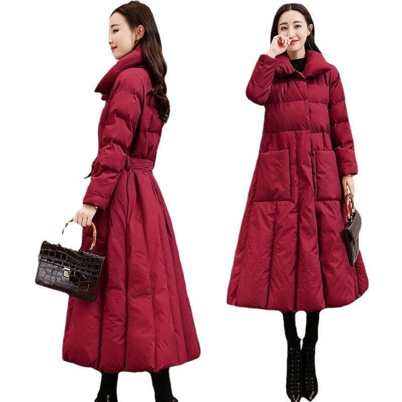 Women's Cotton-padded Clothes Mid-length Loose Bf Down Cotton Jacket Coat