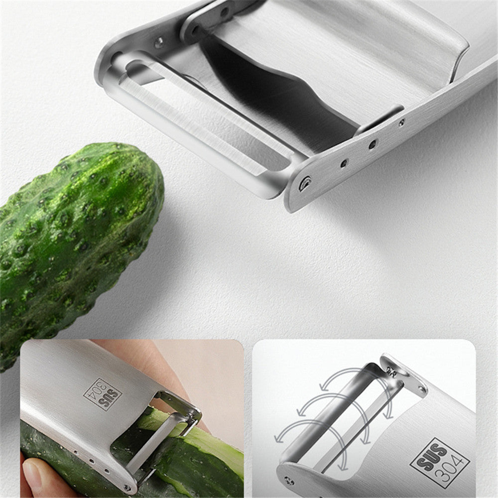 304 Stainless Steel Peeling Knife Melon Planer Multi-Function Peeler Grater Vegetable And Fruit Scraping Knife Kitchen Tools