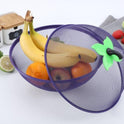 Wrought Iron Plastic Spraying Kitchen Basin Fruit Basket Vegetable Cover
