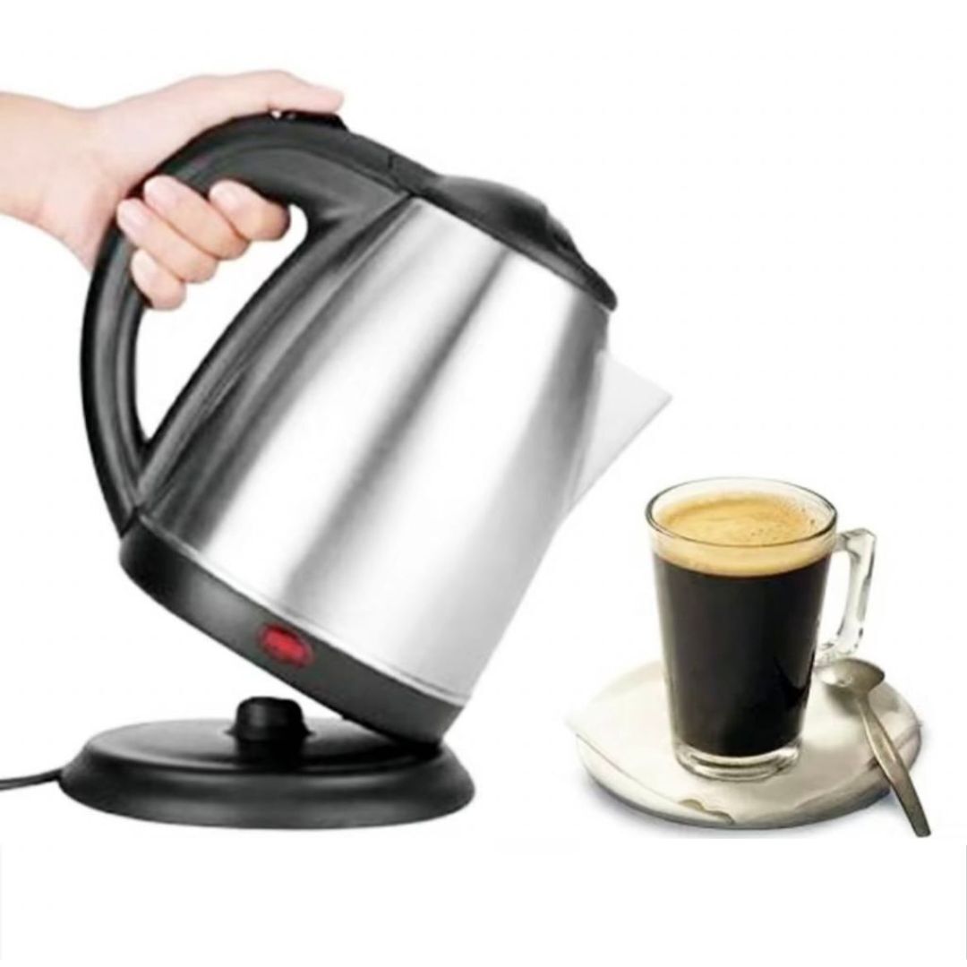 Cordless Electric Kettle 1.8L 1500W Stainless Steel Jug Overheat Protection