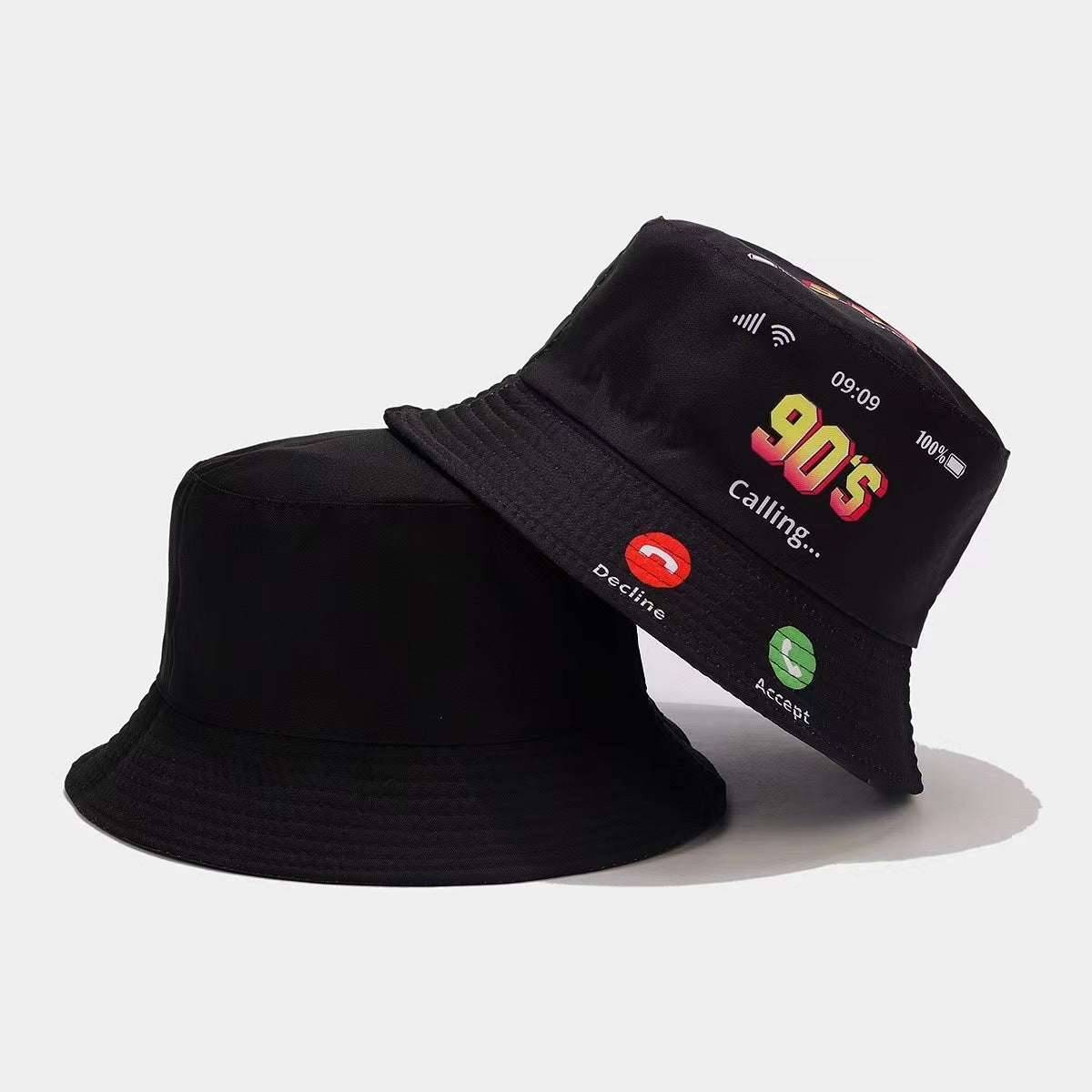 Versatile Geometric Graffiti Retro Fisherman Hat