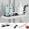 No Drilling Shower Shelf Bathroom Shower Caddy Rack Storage Organiser UK