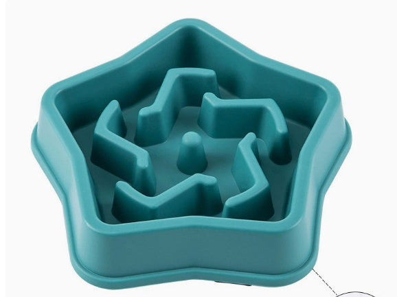 Pet Slow Feeding Bowl Dog Bowl Anti-choke Anti-skid