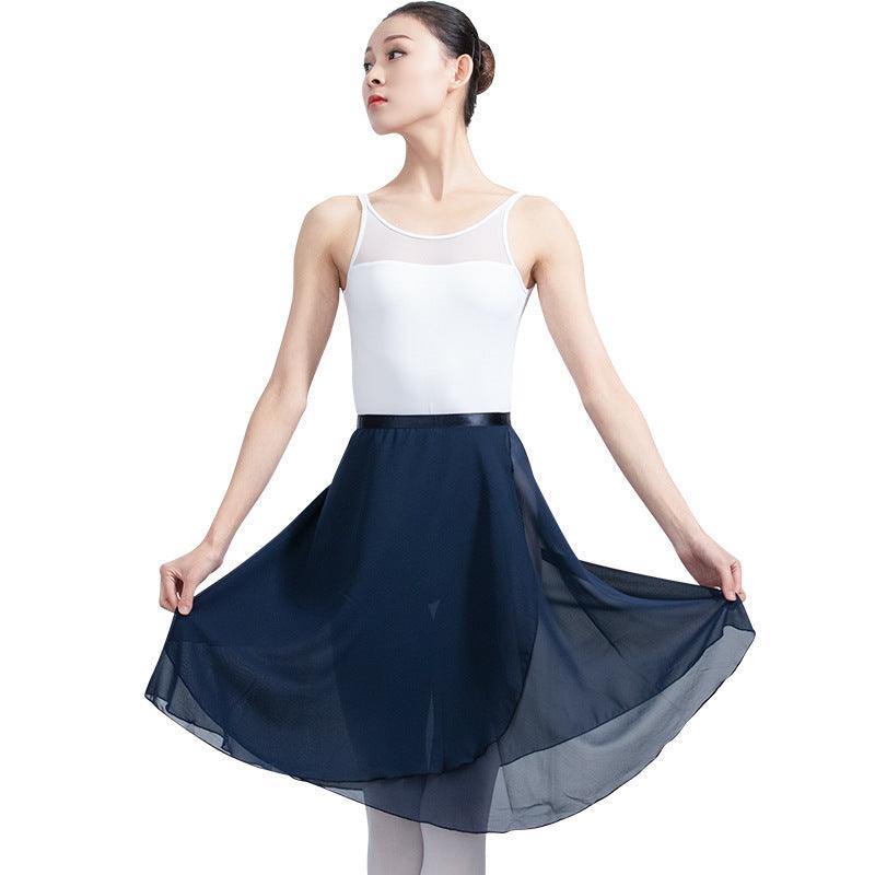 Chiffon Lace-up Ballet Clothes Skirt