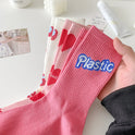 New Heart Strawberry Sweet Love Girl Socks
