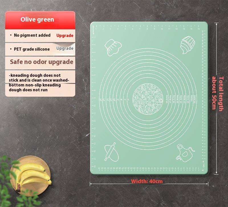 Kitchen Thickened Dough Kneading Chopping Board Non-slip Baking Pad