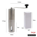 Coffee Machine Hand-cranked Household Coffee Bean Grinder Stainless Steel Small Manual Pulverizer