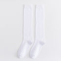 Black Long Socks Knee-length Sweat-absorbent Breathable