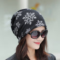 Women's Fashion Pullover Cap, Scarf And Neck Sleeve