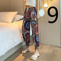 Women's Loose Drawstring High Waist Lantern Slacks