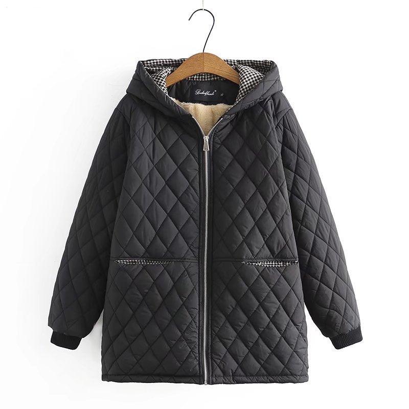 Plus Size Women's Cotton-padded Coat