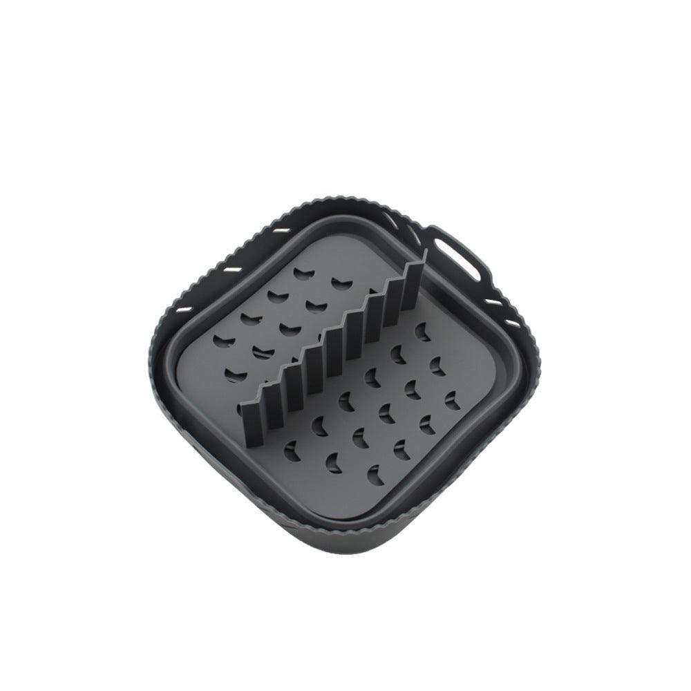 Foldable Air Fryer Baking Tray With Separation Pad