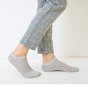 Men's Boat Socks Polyester Cotton Breathable Invisible Boat Socks Men's Solid Color