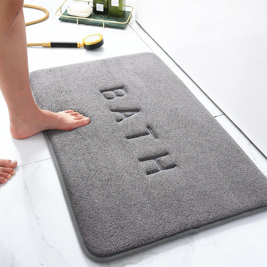 Cross-border Memory Foam Floor Mat Bathroom Bathroom Coral Fleece