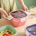 Large Capacity Separated Plastic Seal Lunch Box