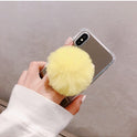 Plush Ball Is Suitable For Mobile Phone Holder