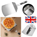 Folding Pizza Peel Spatula Long Handle Turning Super Smooth Paddle Non-Stick