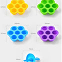 Kitchen Summer Home-Made Ice Cream 7-Hole Silicone Popsicle Multifunctional Ice Tray Mold