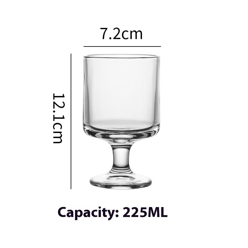 Short Foot SUNFLOWER Glass Coffee Cup Cold Extract Latte