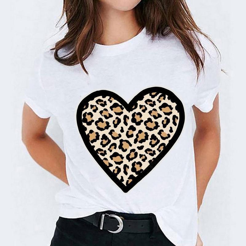 Cartoon Love Sweet Cute Short Sleeve