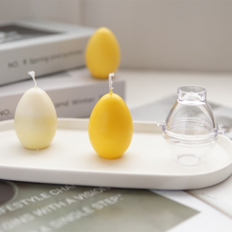 DIY Aromatherapy Candle Egg-shaped Plastic Mold