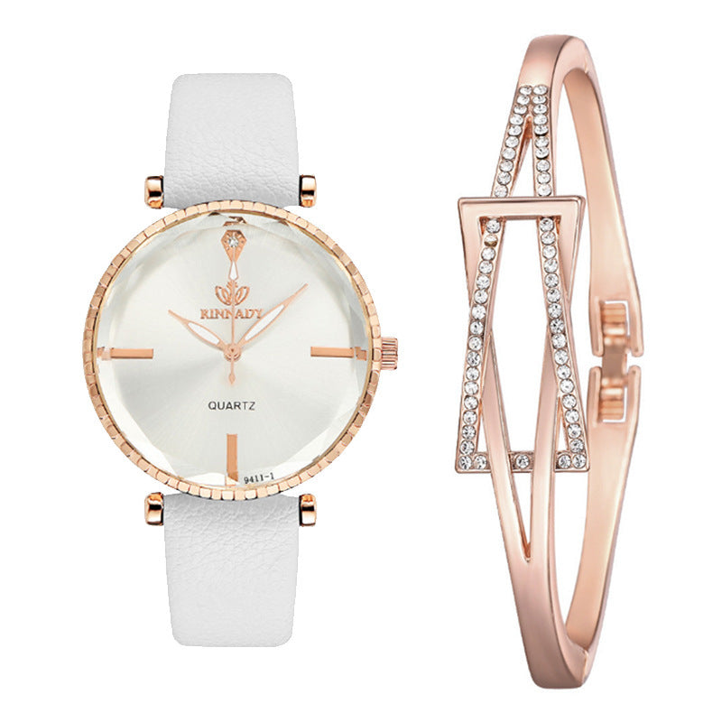 Stylish Graceful Simple All-Match Belt Small Kit Women's Watch