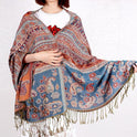 New Cashew Jacquard Air Conditioning Sunscreen Travel Shawl For Women