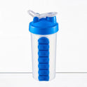 Outdoor Portable Water Bottle One Week Use Medicine Box Cup