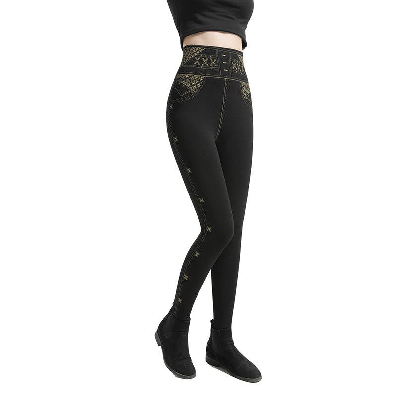 Women's Fashionable Printed Slim-fit Slimming Hip Raise Pencil Pants