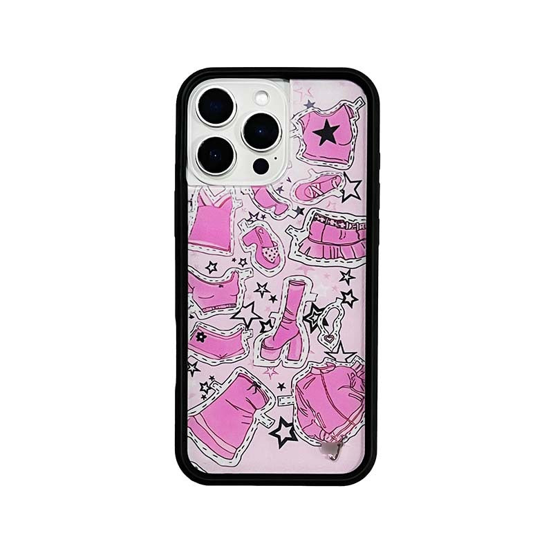 All-inclusive Plaid Strawberry Star Phone Case