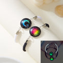 Sun Moon Stainless Steel Valentine's Day Couple Round Luminous Bracelet