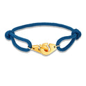 Popular Golden Handcuffs Carrying Strap Milan Rope Adjustable Bracelet