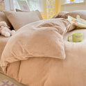 Thickened Winter Keep Warm Pure Color Double-sided Velvet Quilt Cover