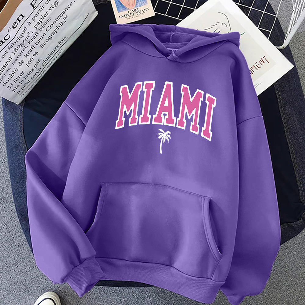 Florida Usa Set Womens Hoodie Set Loose Hoodies