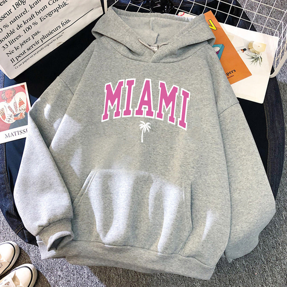 Florida Usa Set Womens Hoodie Set Loose Hoodies