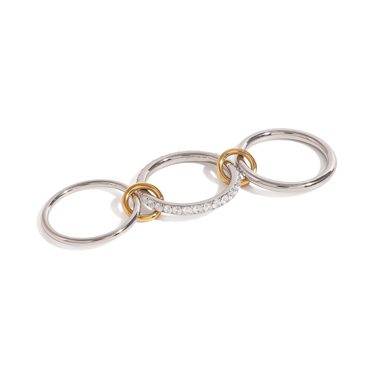 Twin High-grade Simple Bracelet Ring