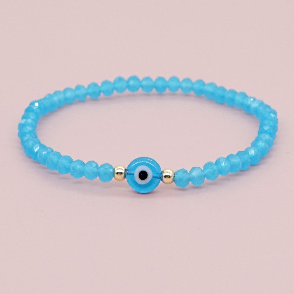 Multi-Color Fashion Cut Crystal Bracelet Simple