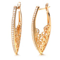 Fashion Distinctive Rose Gold Women's Earrings