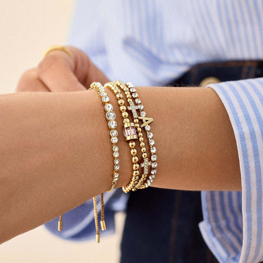 Women's Fashion Twelve Birthstone Beaded Bracelet