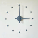 Extra Large Size Wall Clock Diy Creative Simple Clock Sticken On The Wall 12 Small Dots