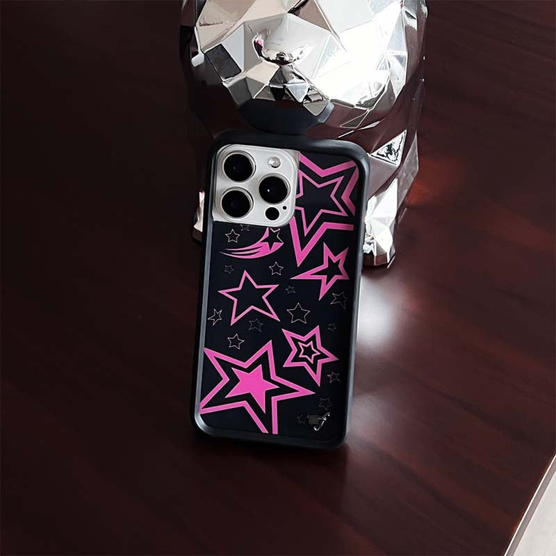 All-inclusive Plaid Strawberry Star Phone Case