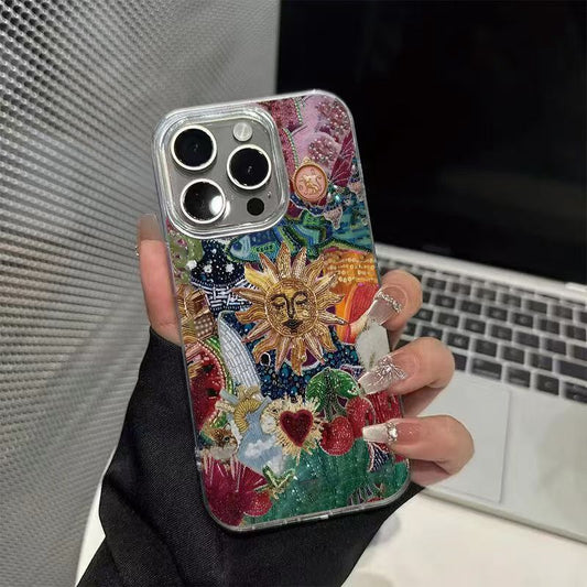 Art Retro Illustration Drop-resistant Phone Case