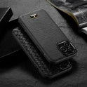 Simple Solid Color Business Leather Pattern All-inclusive Phone Case