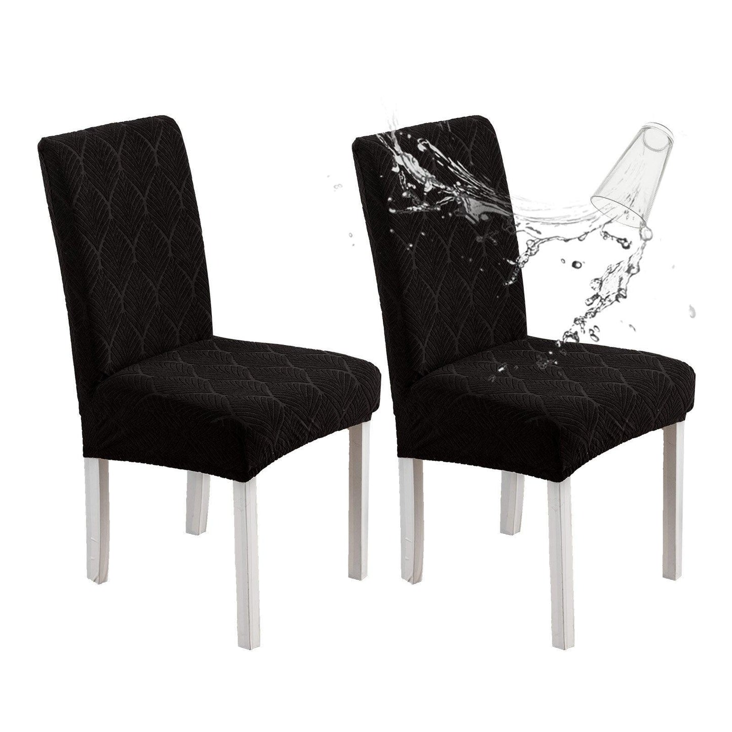 Small Leaves Chair Cover Waterproof Household