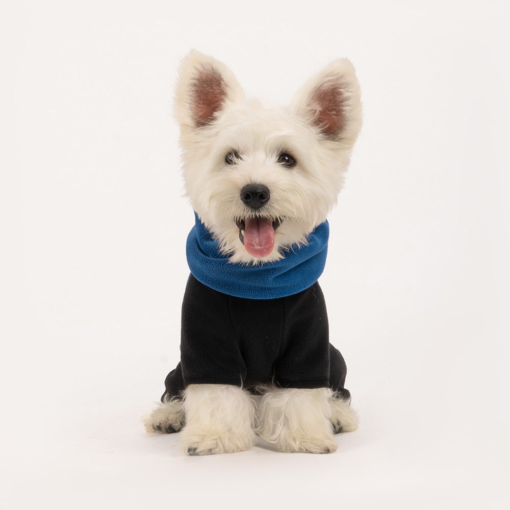 Pet Warm Collar Detachable Windproof Four-leg Clothes