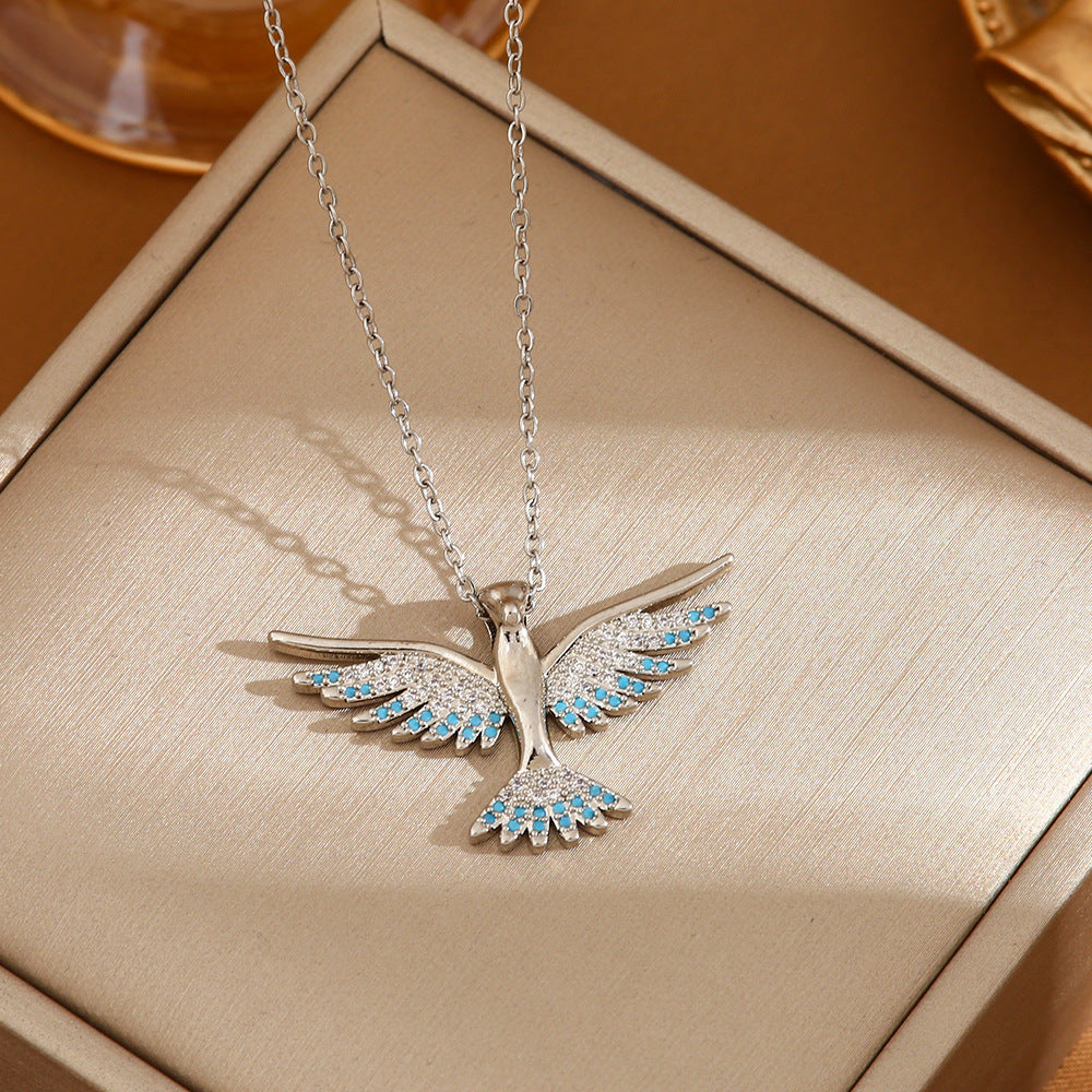 Phoenix Wings Light Luxury Cross-border Banquet Wedding Necklace For Women