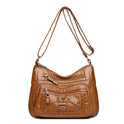 Multi-pocket Soft Leather High-grade Shoulder Bag