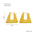 High-grade INS Style Special-interest Design 18K Stainless Steel Studs Female