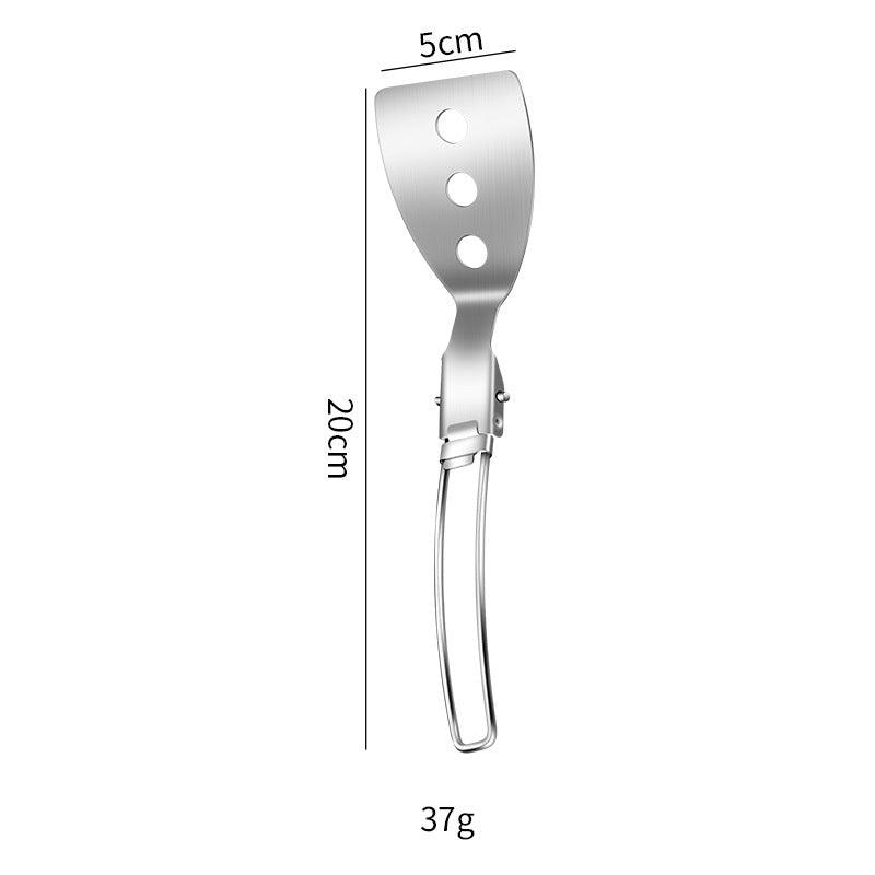 Portable Folding Spoon With Stainless Steel Kitchen Utensils