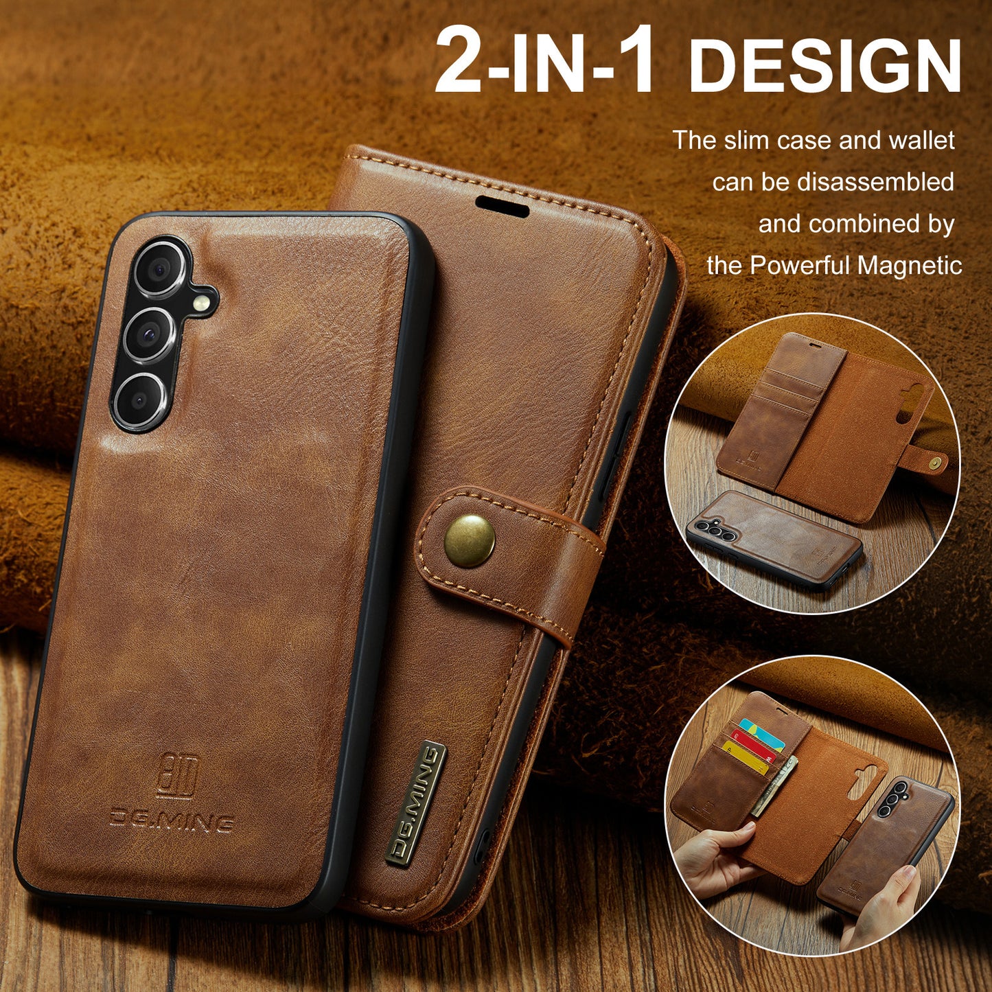 Shockproof Mobile Phone Protective Case Two-in-one Wallet